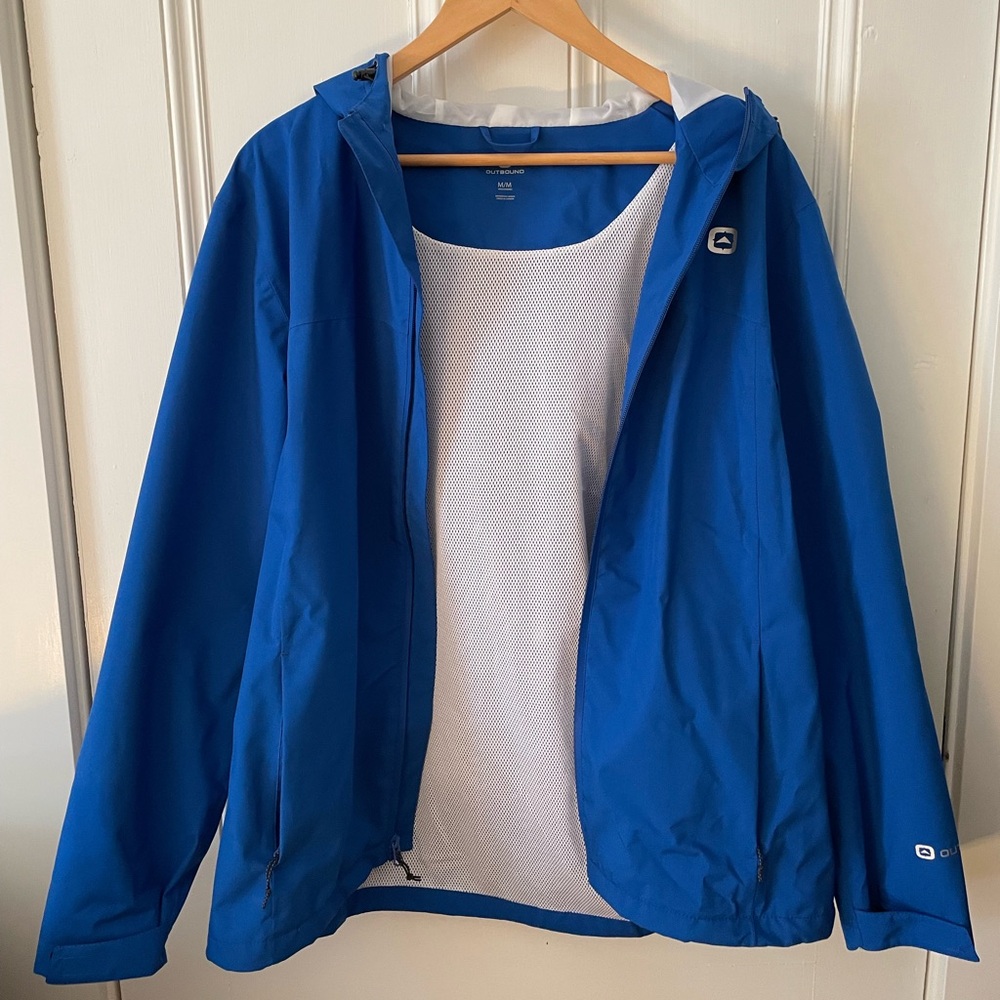 Outbound lined rain jacket